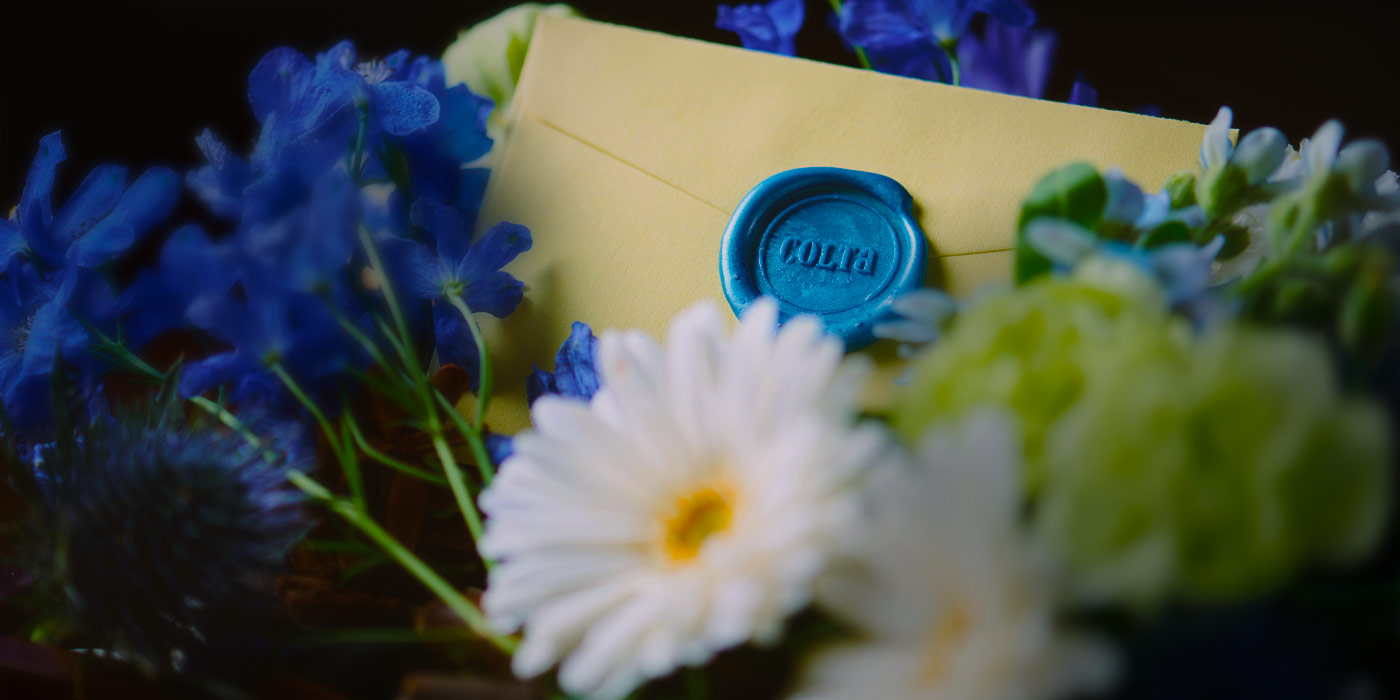 花と手紙